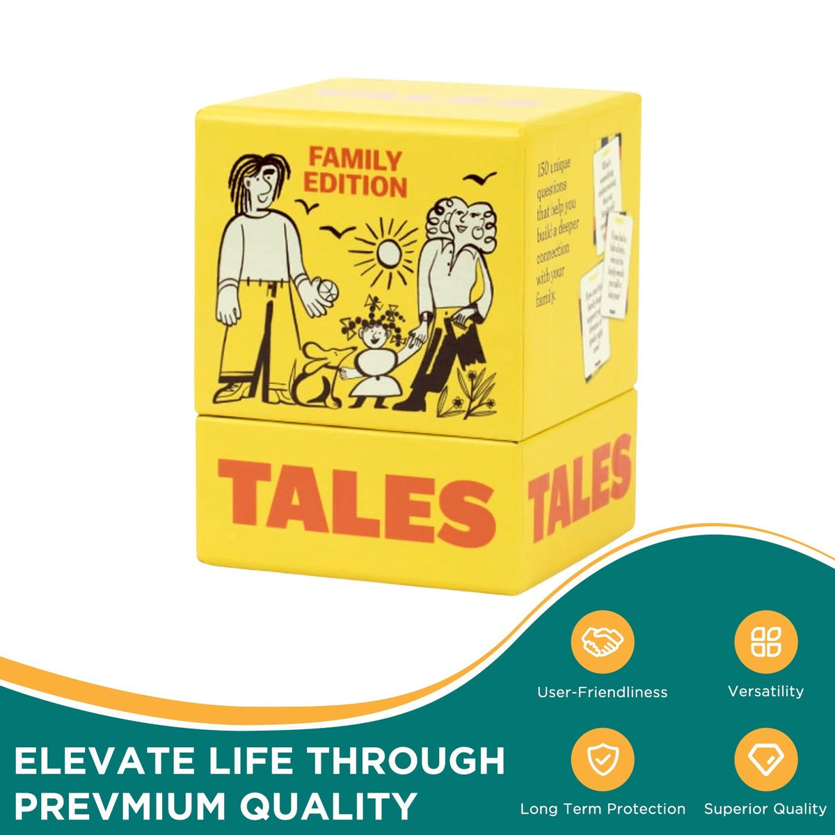 Tales Conversation Starter Cards Card Game For Family/Couples Edition Board Game