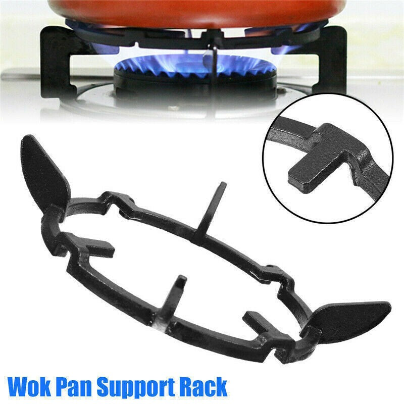 Cast Iron Wok Stand Universal Pan Support Ring For Gas Hob Cooker Burner Rack