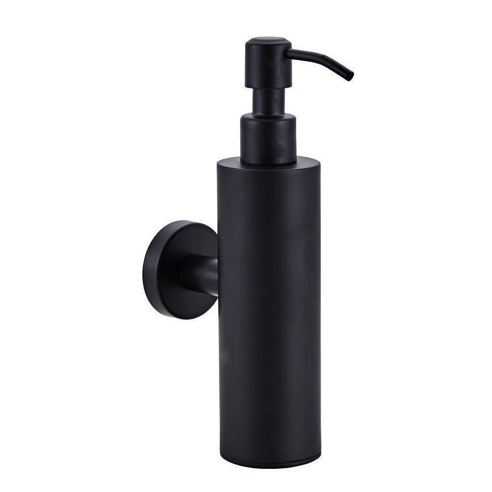 200mL Stainless Steel Soap Dispenser Wall Mounted for Bathroom Shampoo Bottle