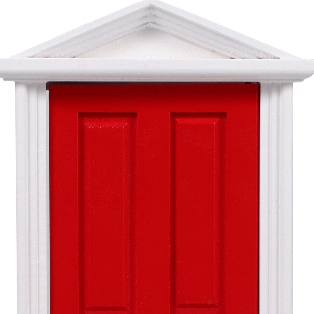 Tiny House Door Model Mini Decor Miniature Furniture for Dollhouse