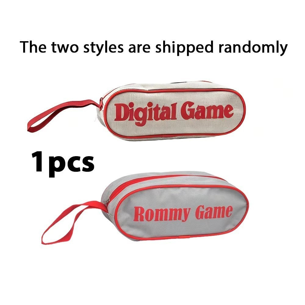 2-4 Player Rummikub Game, Portable Pouch Set Suitable for Age 7+, UK