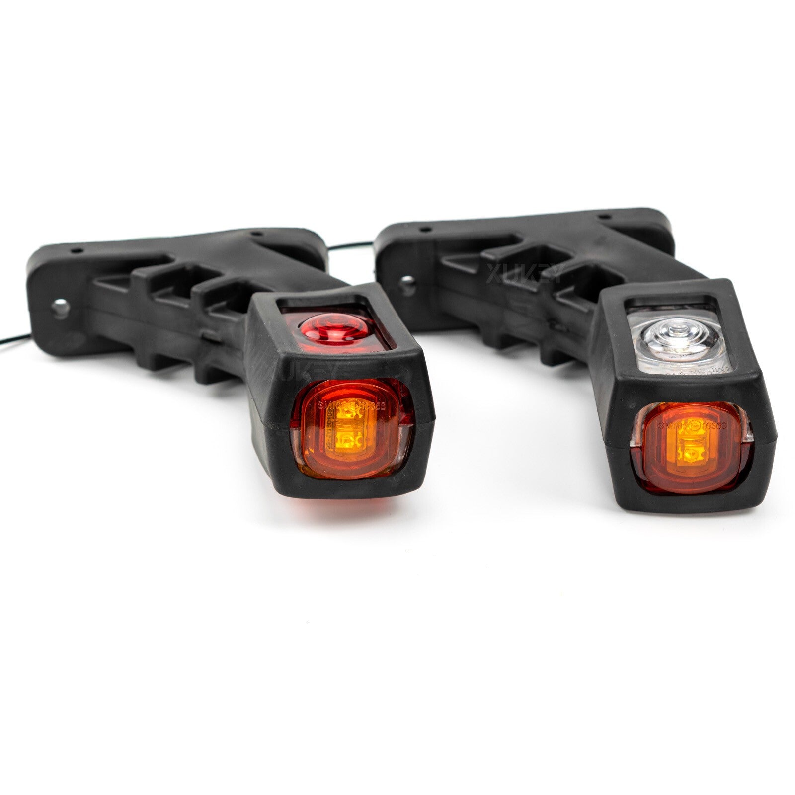 2x Recovery Side Marker Outline Led Lights Lamps 12V-24 Volt Trailer Truck Lorry
