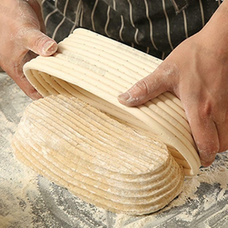 Oval Round Banneton Bread Proofing Proving Basket Storage Hamper Trays Tool S-XL