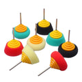 Foam Drill Polishing Pads Buffing Wheel 3mm Shank Diameter 40mm Diameter