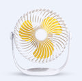7 Inch Rechargeable Desk Fan - Small Quiet Personal Cooler Powered Portable