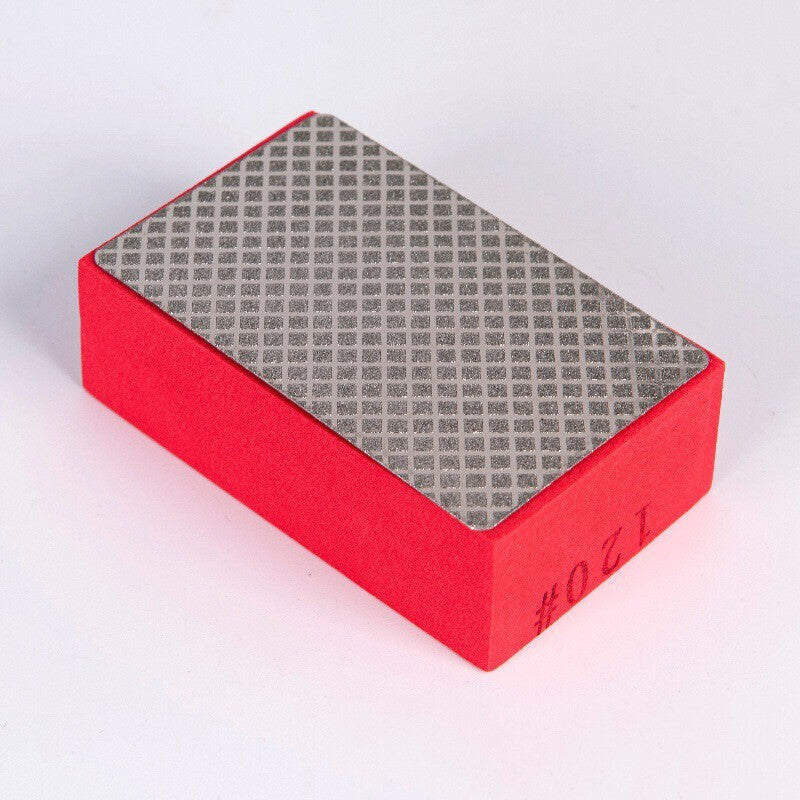 4X Diamond Hand Polishing Pads Tile Glass Grinding Block Pad Marble Sanding Disc