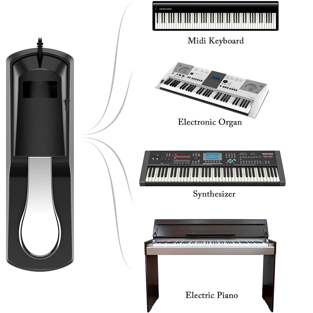 For Yamaha Universal Sustain Pedal for Electronic Keyboards/Digital Pianos 1/2pc