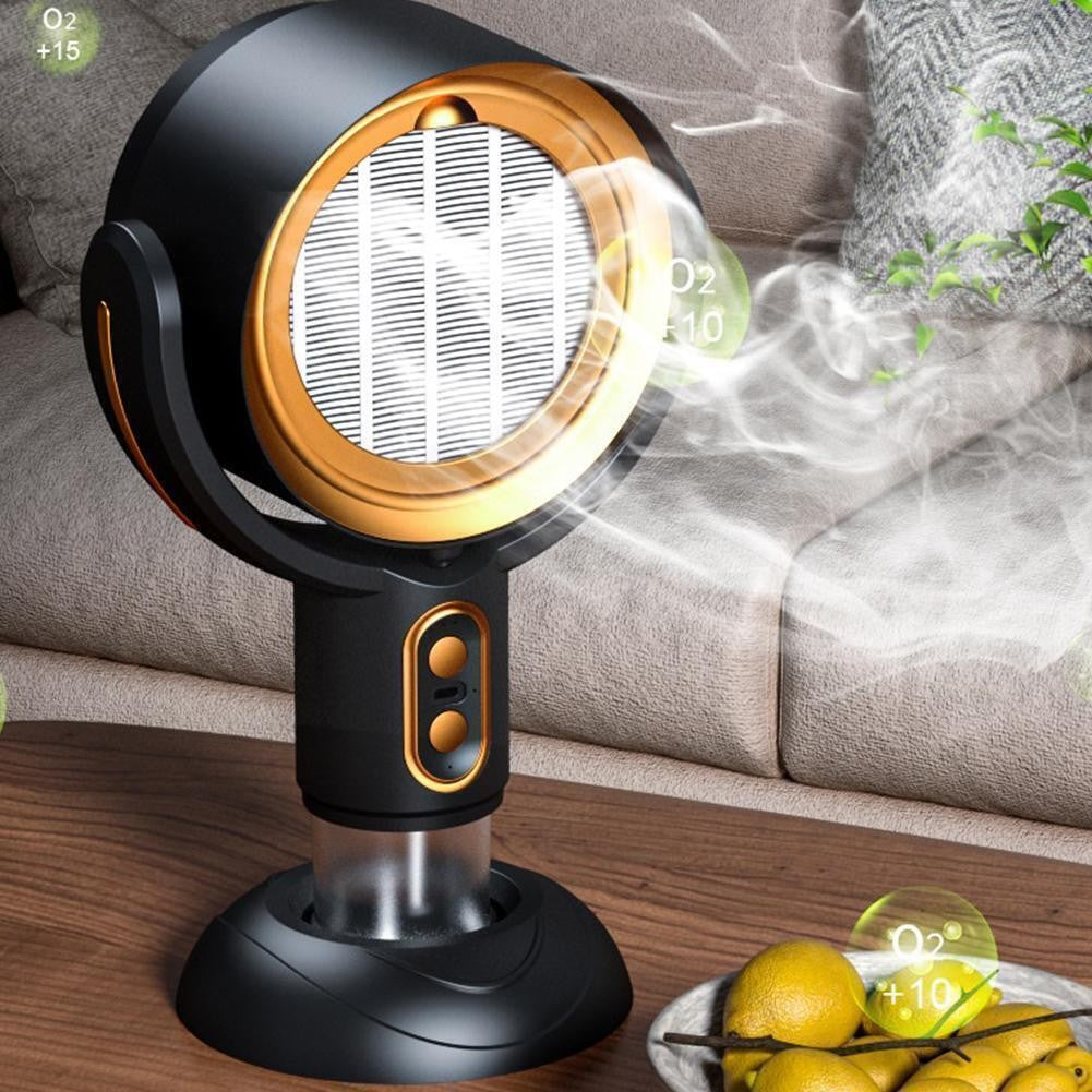 Portable Smoke Purifier Fan USB Rechargeable Range Hood with Replaceable Filter