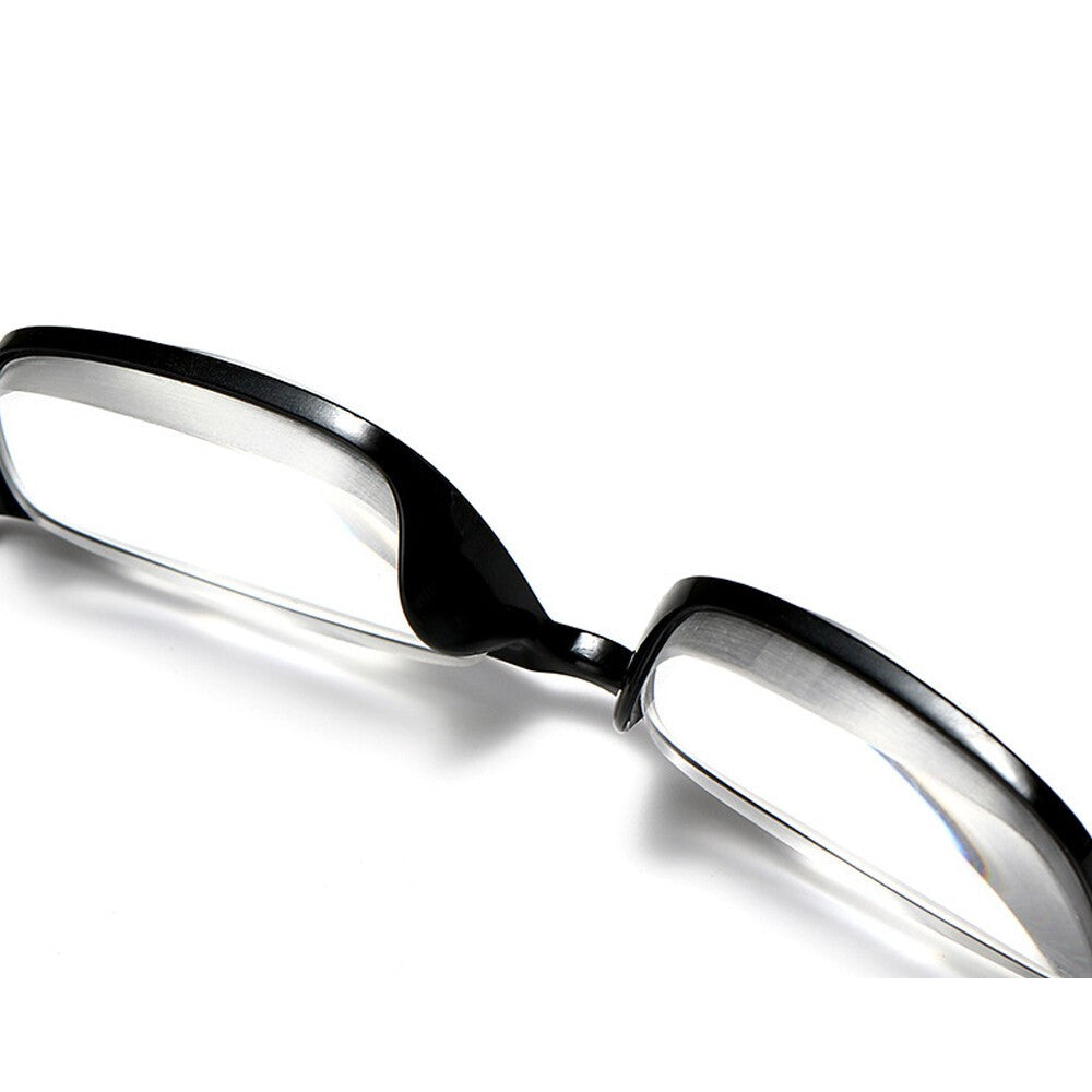 High Power Reading Glasses +6.50 +7.00 +7.50 +8.00 Strength Black Plastic Frame