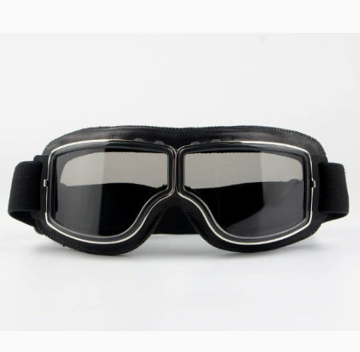 Motorcycle Windproof Goggles Old School Vintage Retro Motorbike Glasses Eyewear