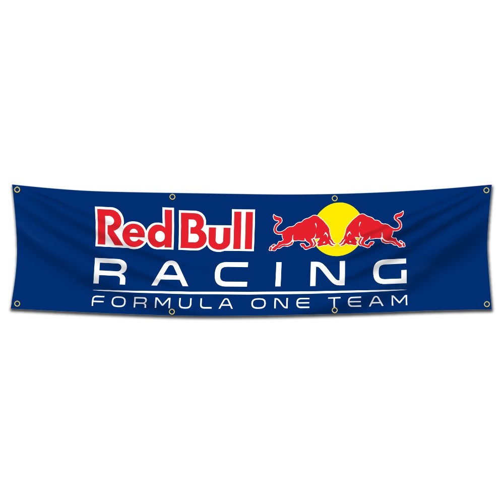 Motorcycle Red Bull Racing 2x8FT Banner Wall Sign Garage Workshop Decoration