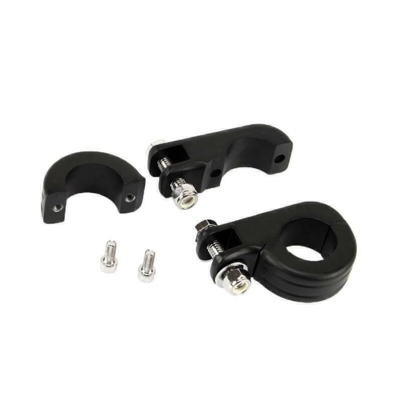 1‑1/2" 38mm Motorcycle Highway Foot Peg Mount Clamp Engine Crash Bar For Harley