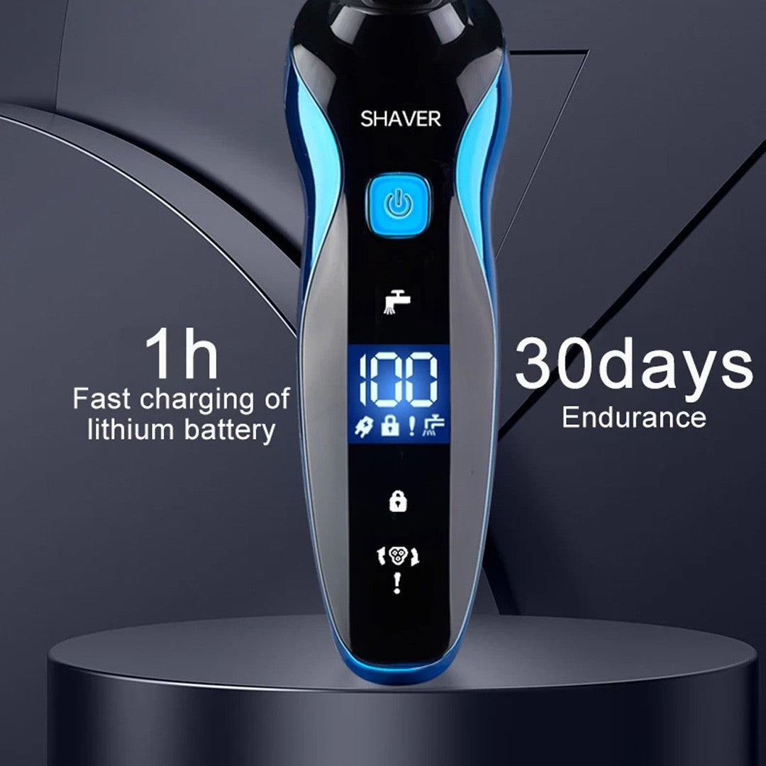 Shavers for Men Electric Razor Wet/Dry Rechargeable Rotary Cordless USB Charging