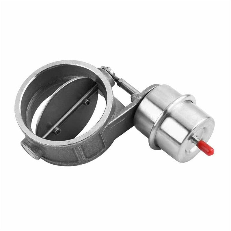 2.5" Car Exhaust Control Valve Vacuum Actuator Open Style Dump Downpipe Steel