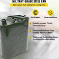 Metal Jerry Can 10L Green Car Storage Fuel Petrol Diesel Container & Flexi Spout