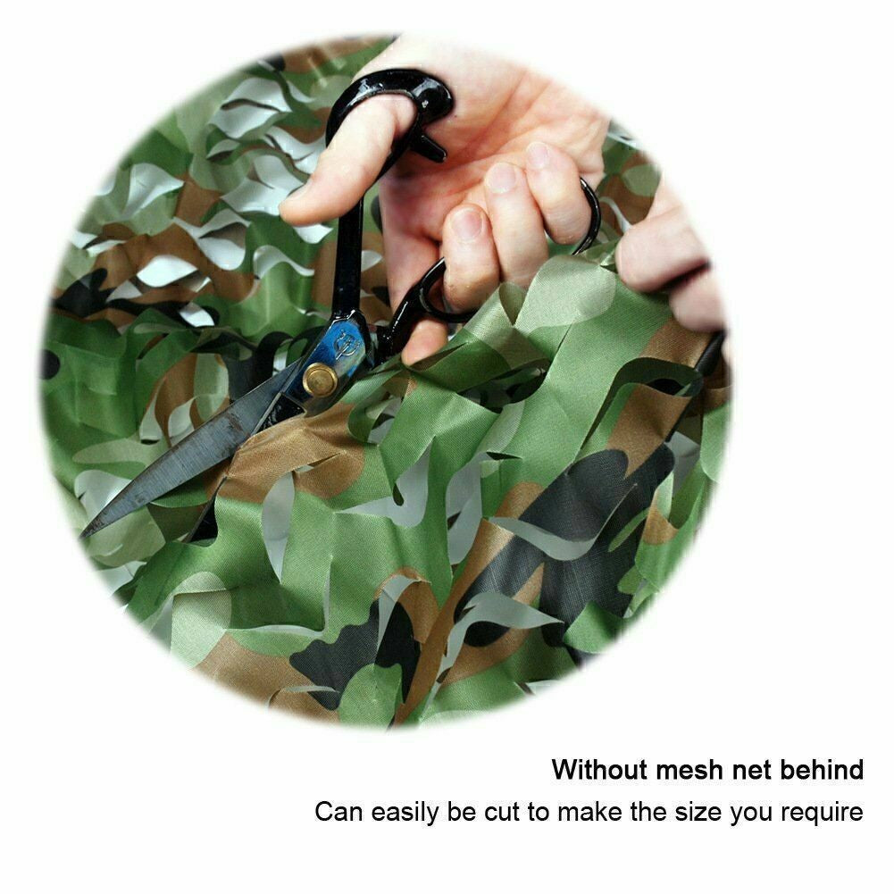 Large 10M Camo Netting, Military Style Camo Cover for Hunting Camping Hide Use