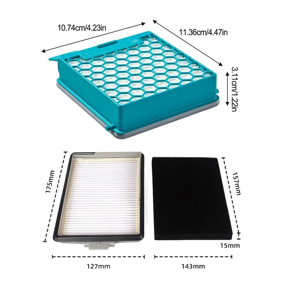 Replacement Filter Set for Miele Boost CX1 11639240 and Blizzard CX1 Models