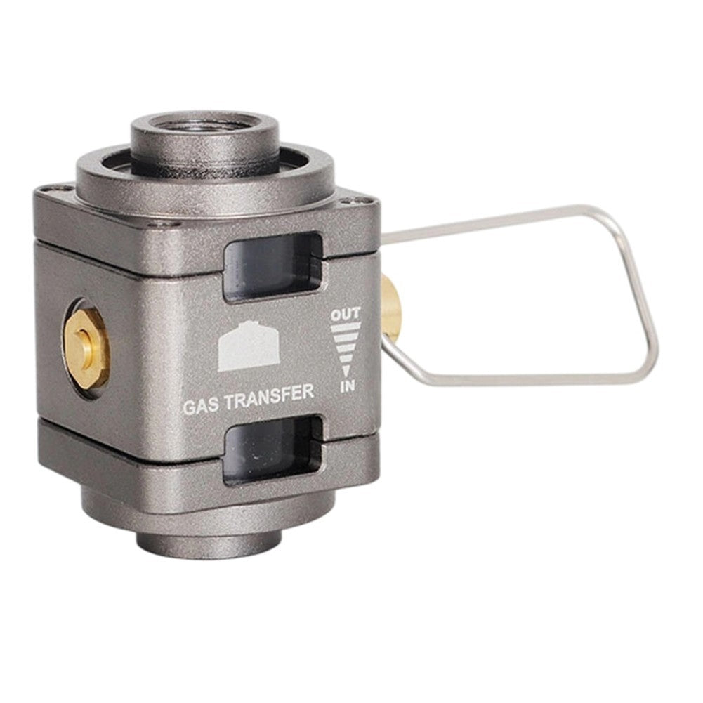 Gas Tank Converter for Camping with Visual Window and Pressure Release
