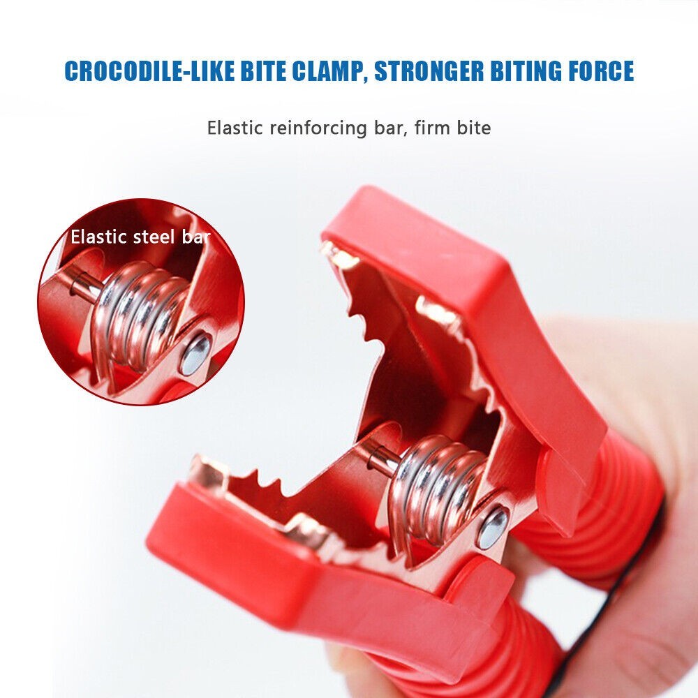 4M Heavy Duty Jump Leads 2000AMP Car Van Battery Starter Booster Cables Jumper~