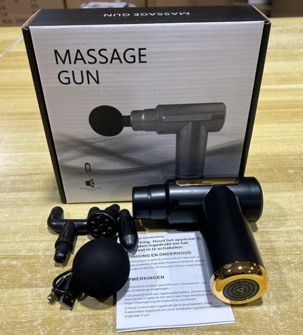 Massage Gun Deep Tissue Muscle Therapy Percussion Message Relax Back Neck 4head