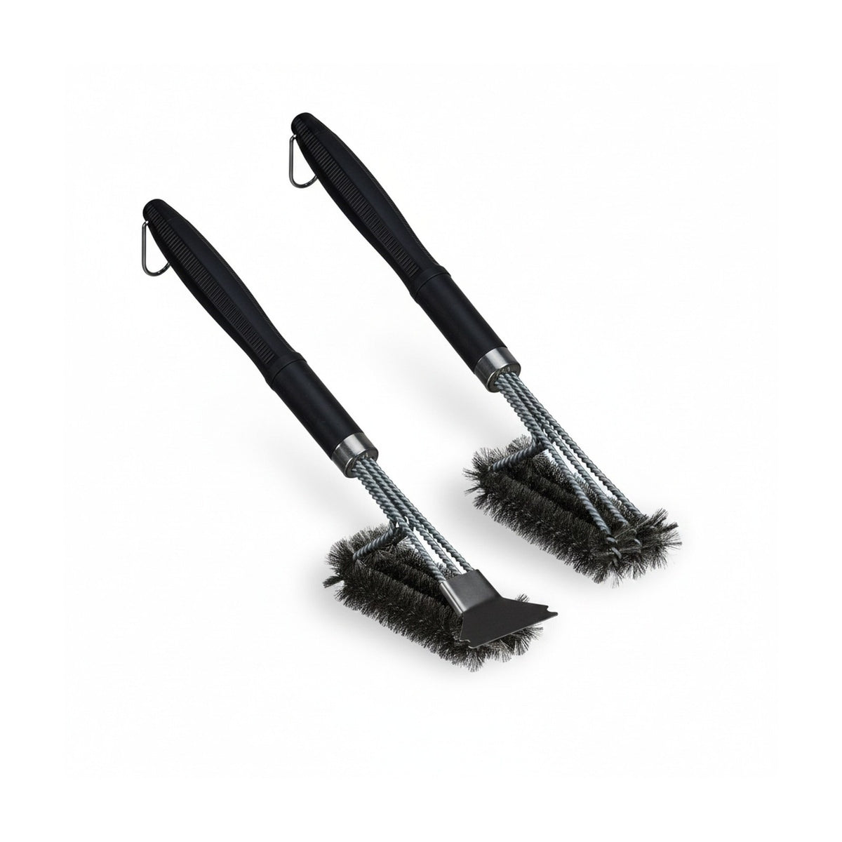 Grill brush stainless steel set of 2 grill cleaner grill grate