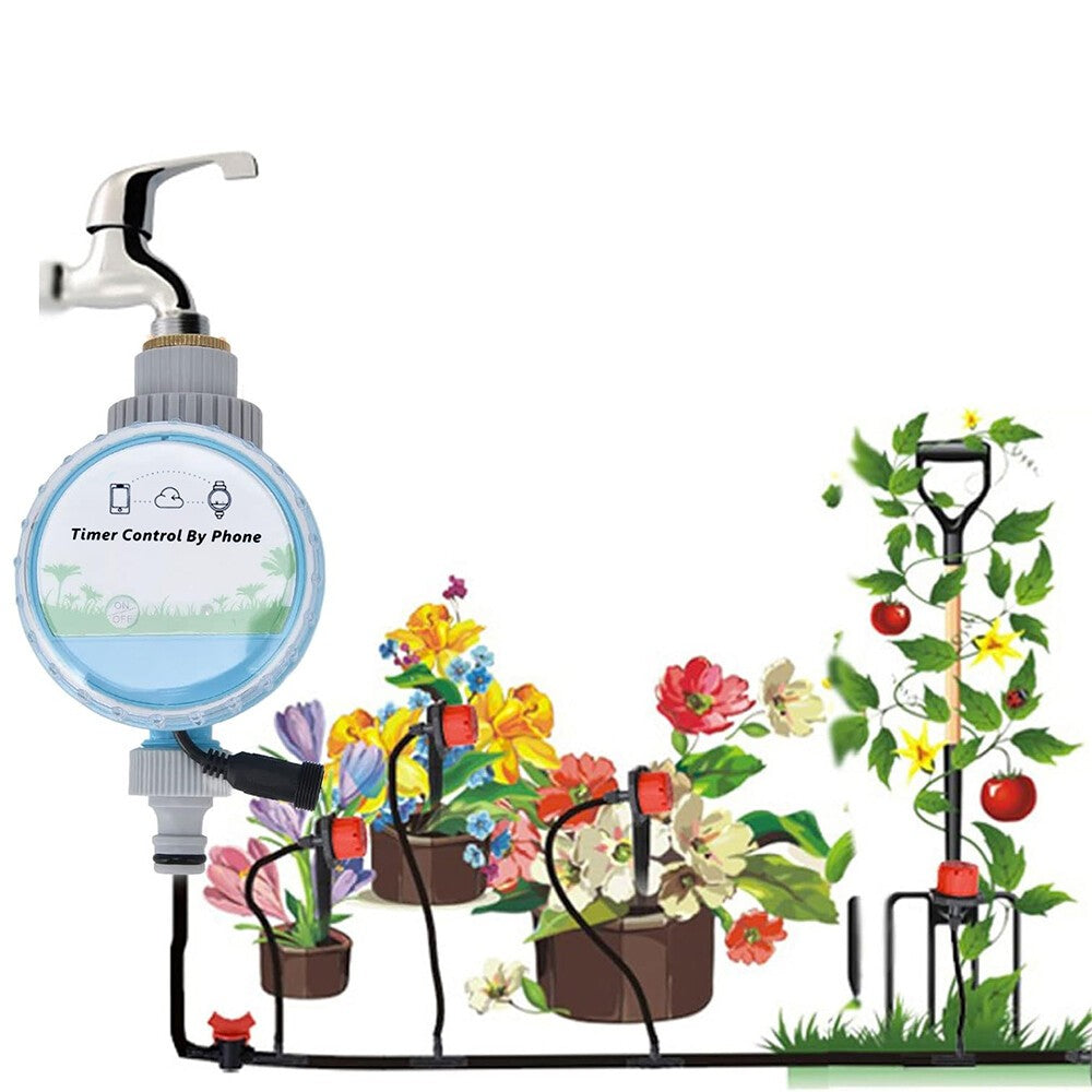 Tuya WIFI Bluetooth Smart Garden Watering Timer Auto Irrigation Controller Valve