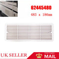 483mm x 186mm Fridge Vent Assembly Grille White For Thetford Caravan Motorhome