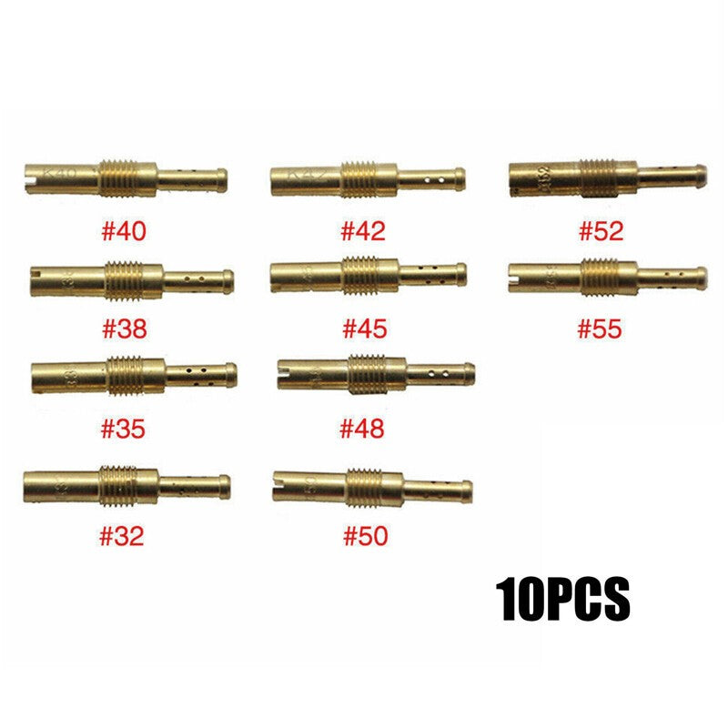 40Pcs For PWK Keihin OKO Carbs Carburetor Main Jets with Slow Pilot Jets Set UK