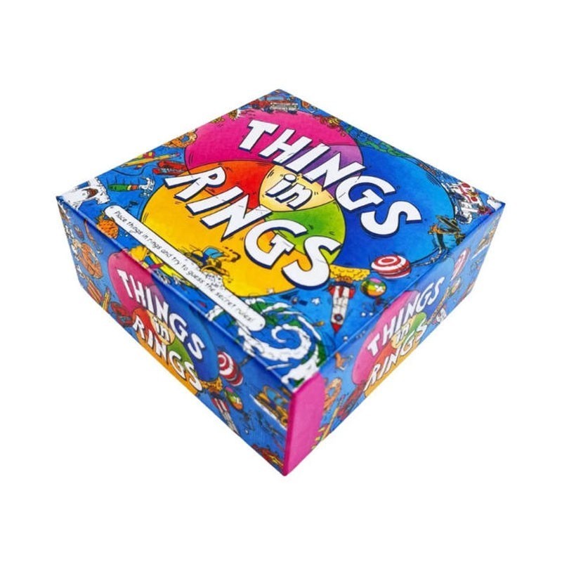 Things In Rings Board Game 2-6 Player Guessing And Reasoning Party Game Cards UK