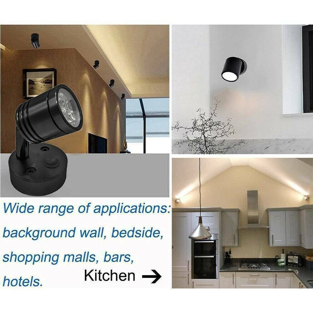 2/4x LED Reading Light Camper Caravan Van Motorhome Boat Interior Spot Lamp 12V