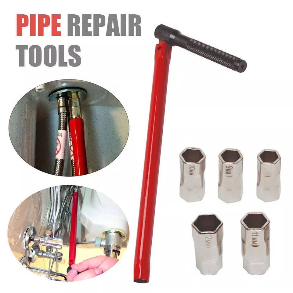 8-13mm Tube Spanner Plumber mixer Tap Kit Tubular Hex Socket water sink Wrench