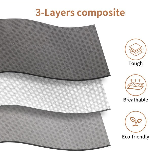 4 Pack Foldable Under-Bed Storage Boxes with Lid  Fabric Underbed Containers