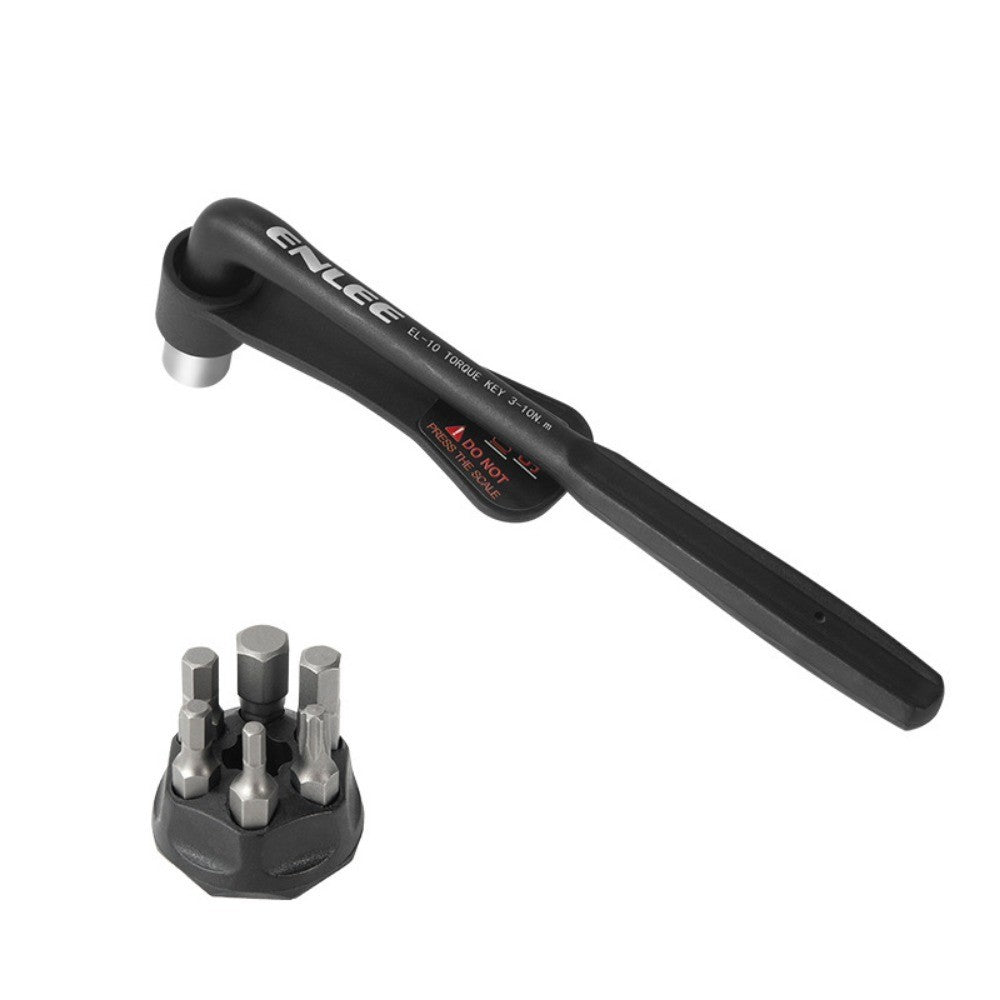 Bicycle Torque Wrench with Bit Set Portable Small MTB Road Bike Allen Key Tool
