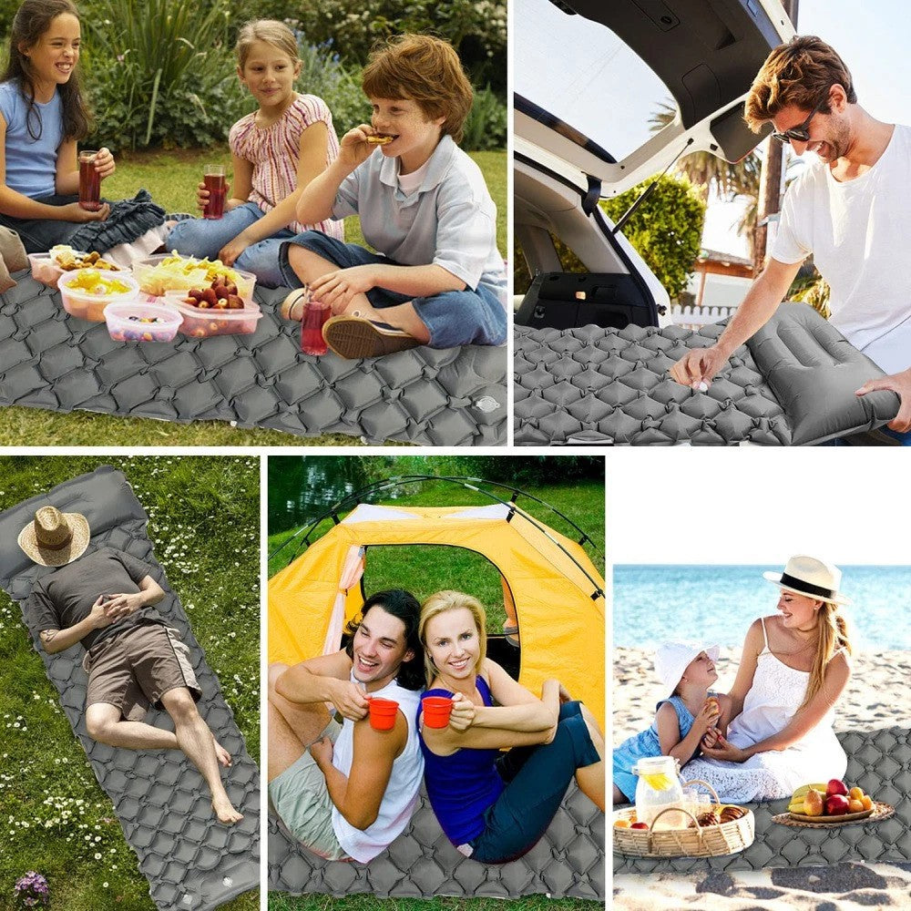 Inflatable Self Inflating Camping Mat Single Sleeping Air Bed Outdoor Mattress
