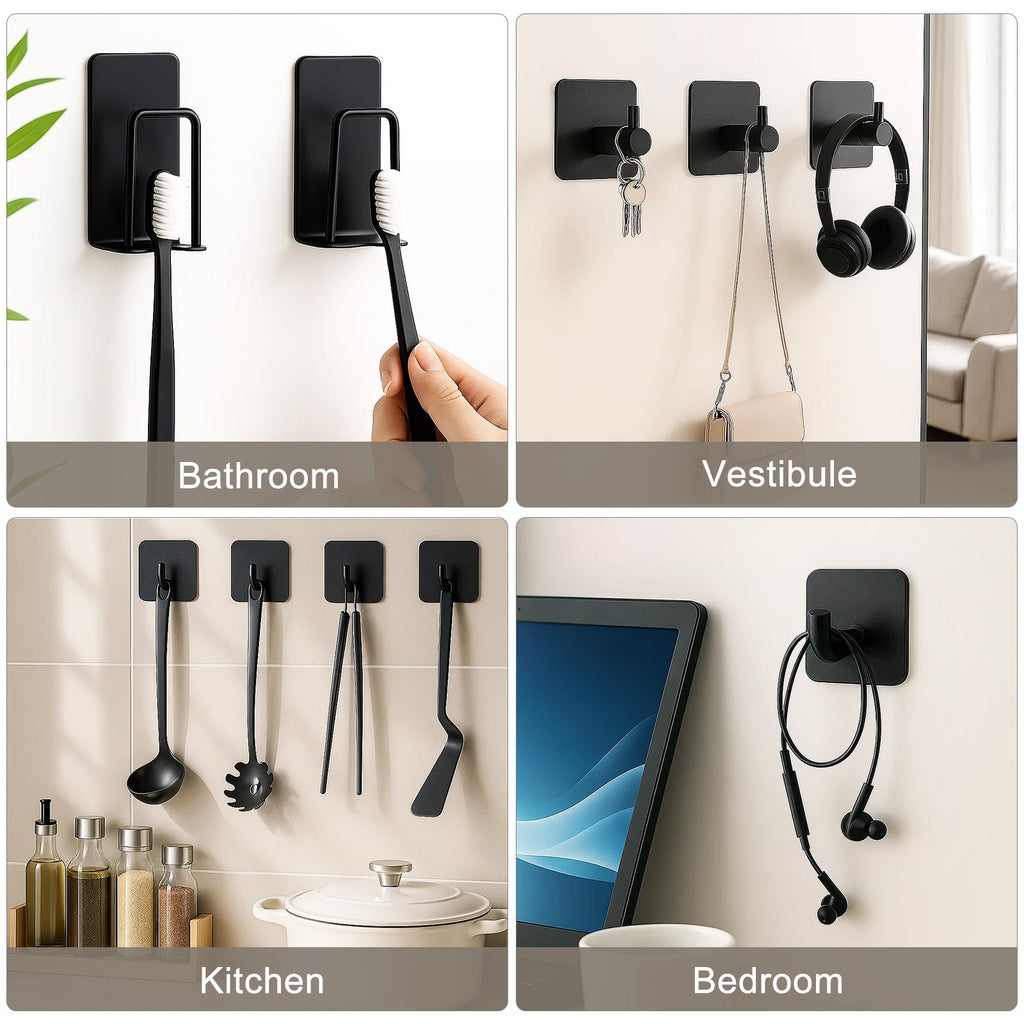11pcs Bathroom Accessories Set No Drilling Towel and Toilet Roll Holder Set