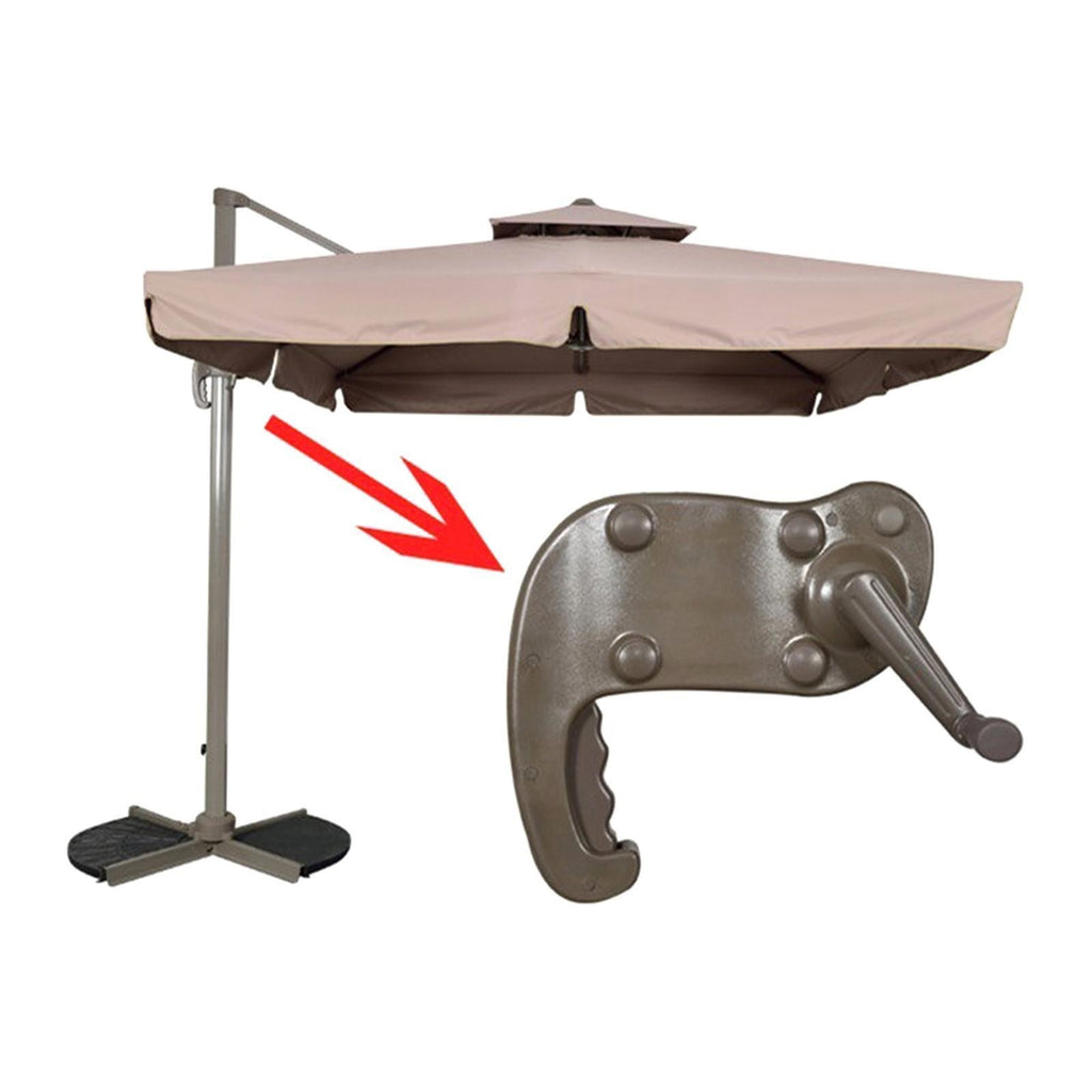 Patio Umbrella Crank Handle Parasol Replace for Courtyard Beach Outdoor