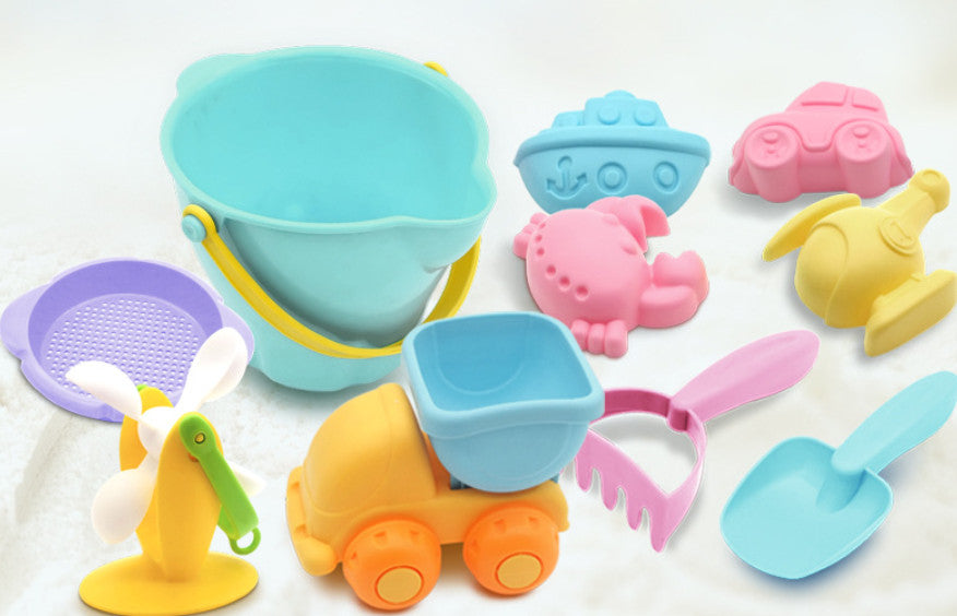 Kids Beach Pail and Set Sturdy Children's Sand and Water Play Set