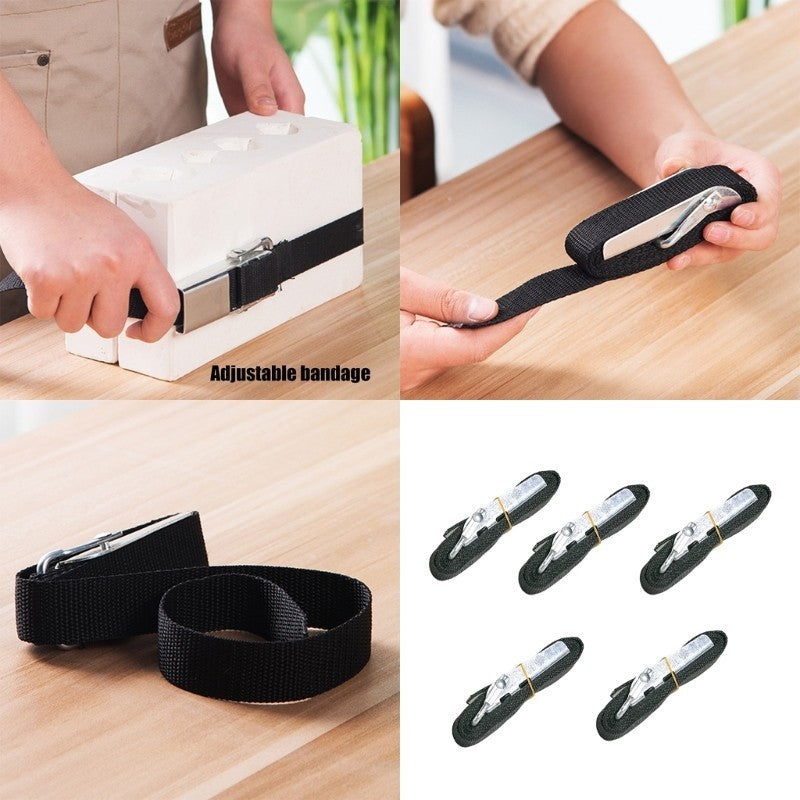 5 Pcs Plasters Molds Banding Straps Pottery Tool Plasters Molds Fastening Straps