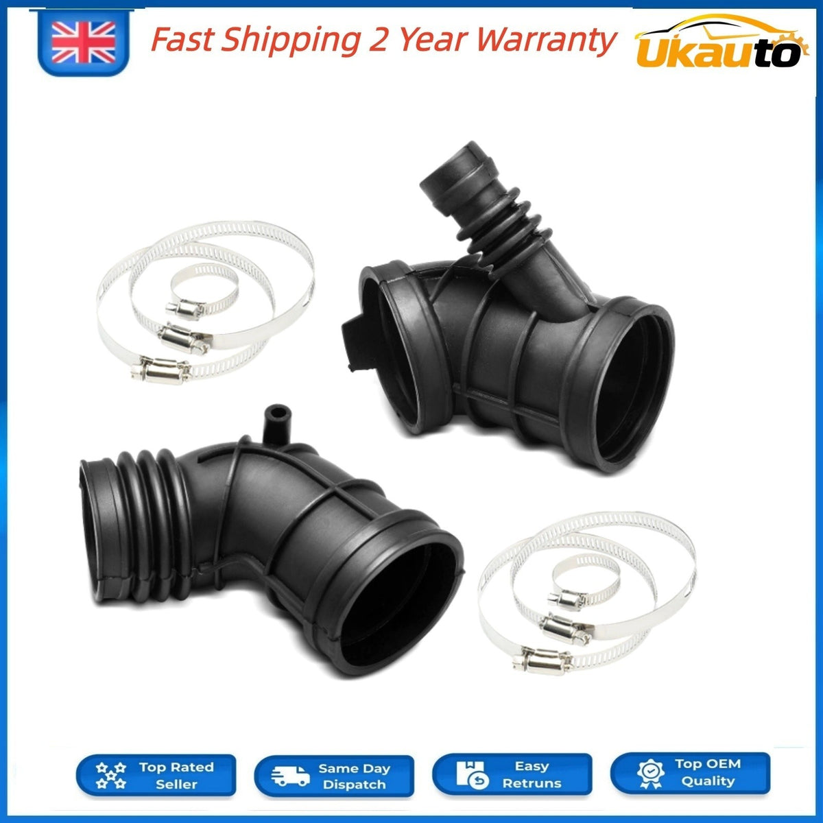 Air Intake Mass Flow Meter Hose Pipe Set Fit For BMW E46 E39 E36 13541705209