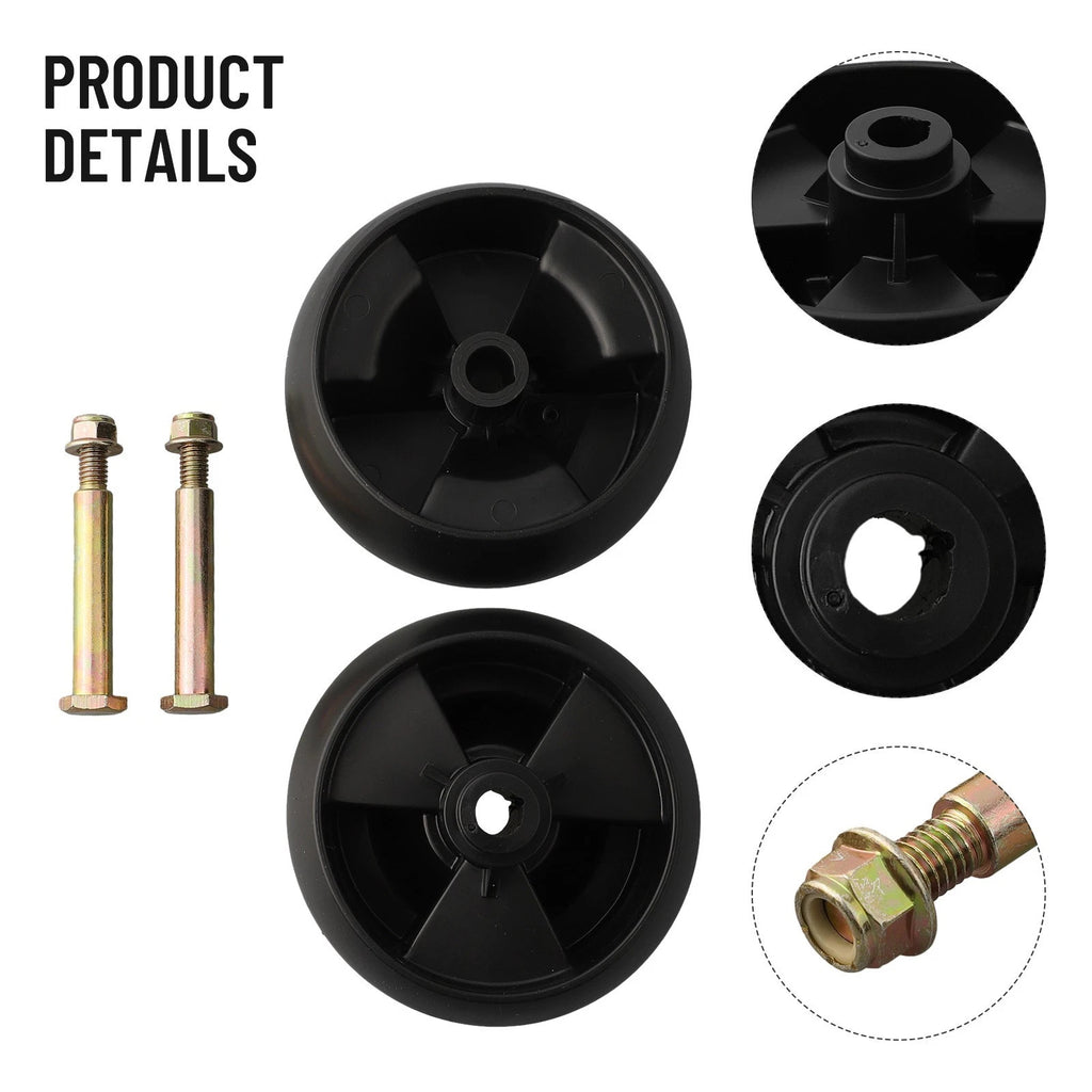 Upgrade Your Ride On Mower with 5 Deck Wheels and Axle Bolts Superior Quality