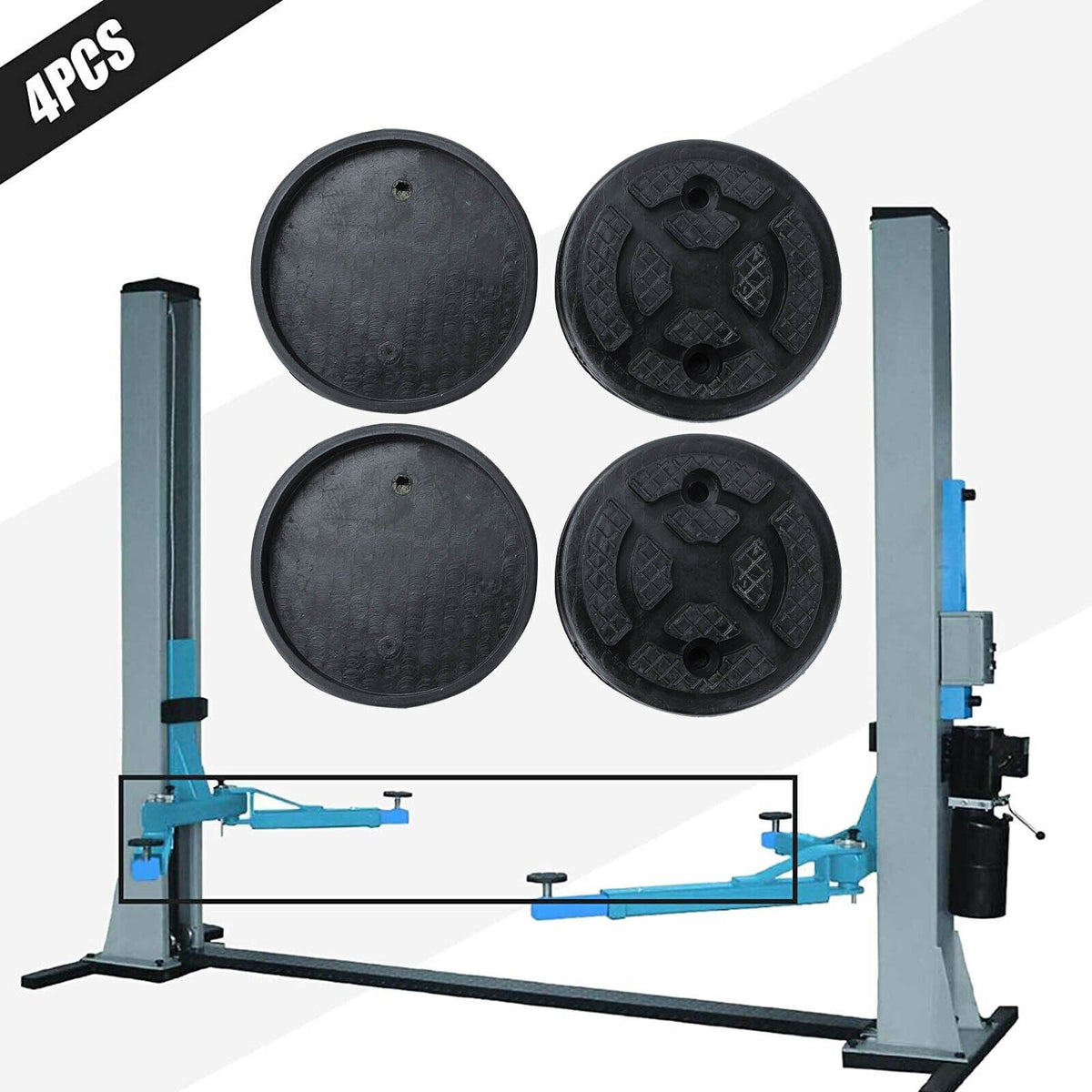 4pcs Rubber Lifting Pads Block For 2 Post Lift Replacement Pads Car Lift Ramp UK