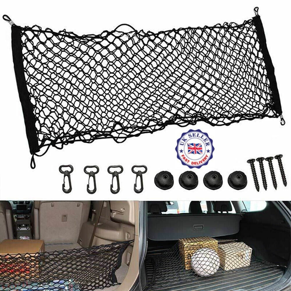 Large Elastic Car Boot Mesh Net Cargo Storage Organiser Tidy for Van SUV Truck