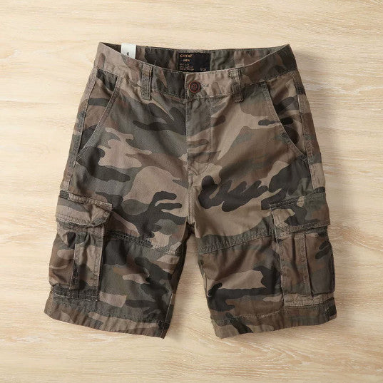 Mens Cargo Shorts Army Combat Camouflage Jeans Camo  Work Casual Half Pant.*
