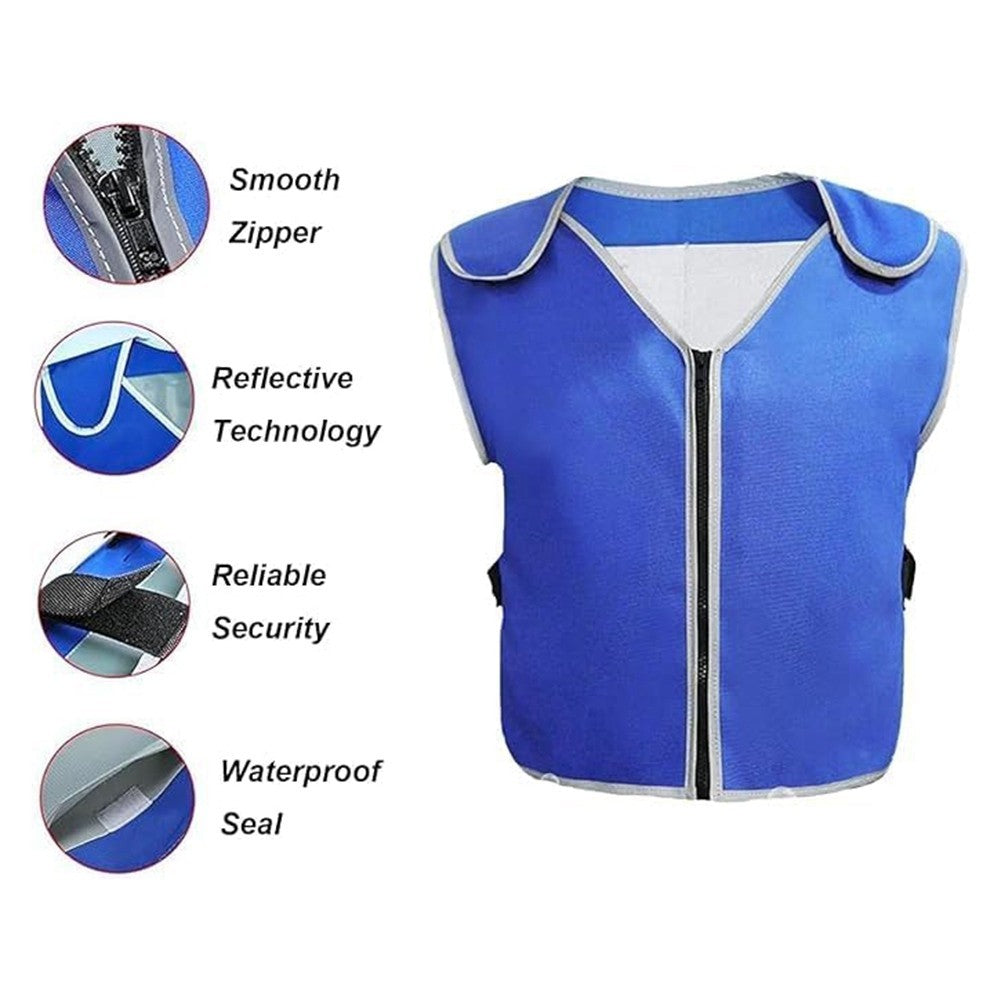 Adjustable Cooling Vest for Men & Women with 20  Ice Packs, Perfect for.*