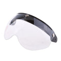 Universal 3 Snap-Button Visor for 3/4 Open Face Motorcycle Helmet Wind Shield