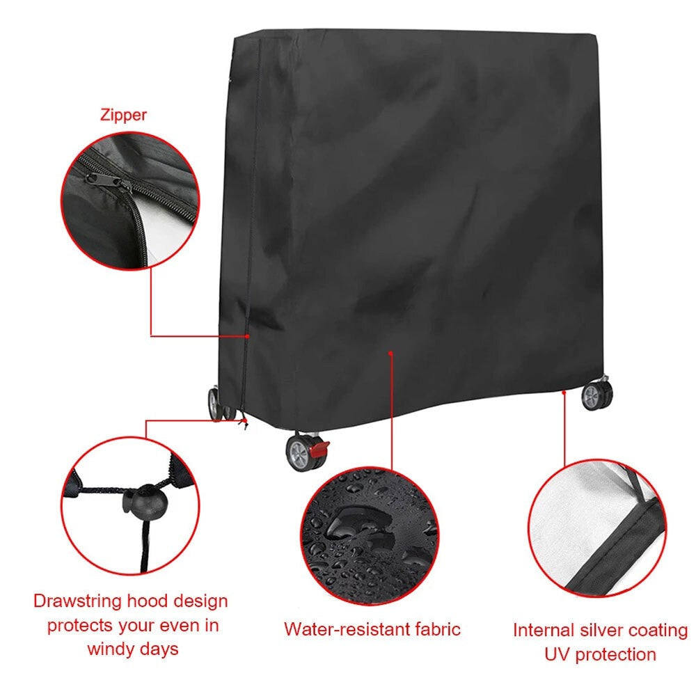 Waterproof Table Tennis Ping Pong Table Cover (185cm x 165cm)