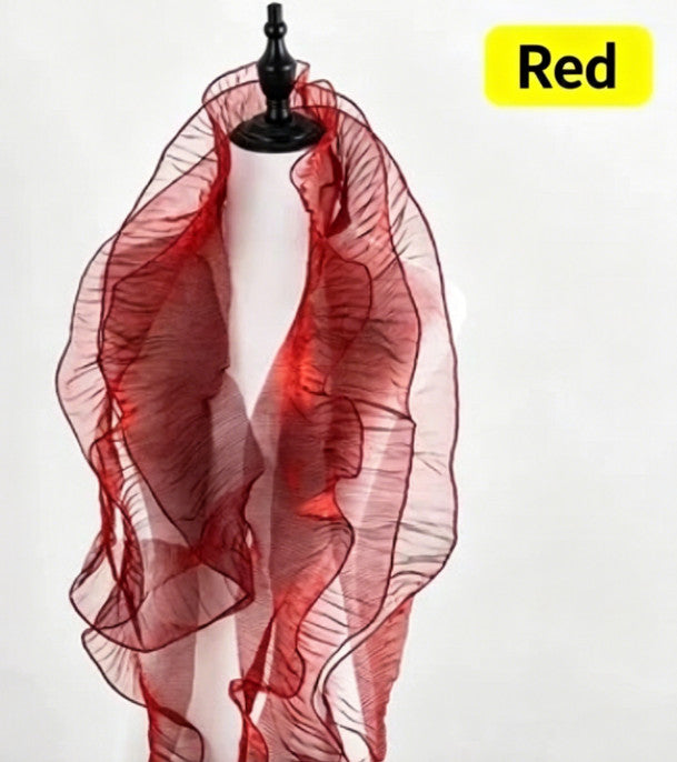 3 M Tulle Fabric Ruffle Pleated Trim Material for Wedding Dress Decor DIY