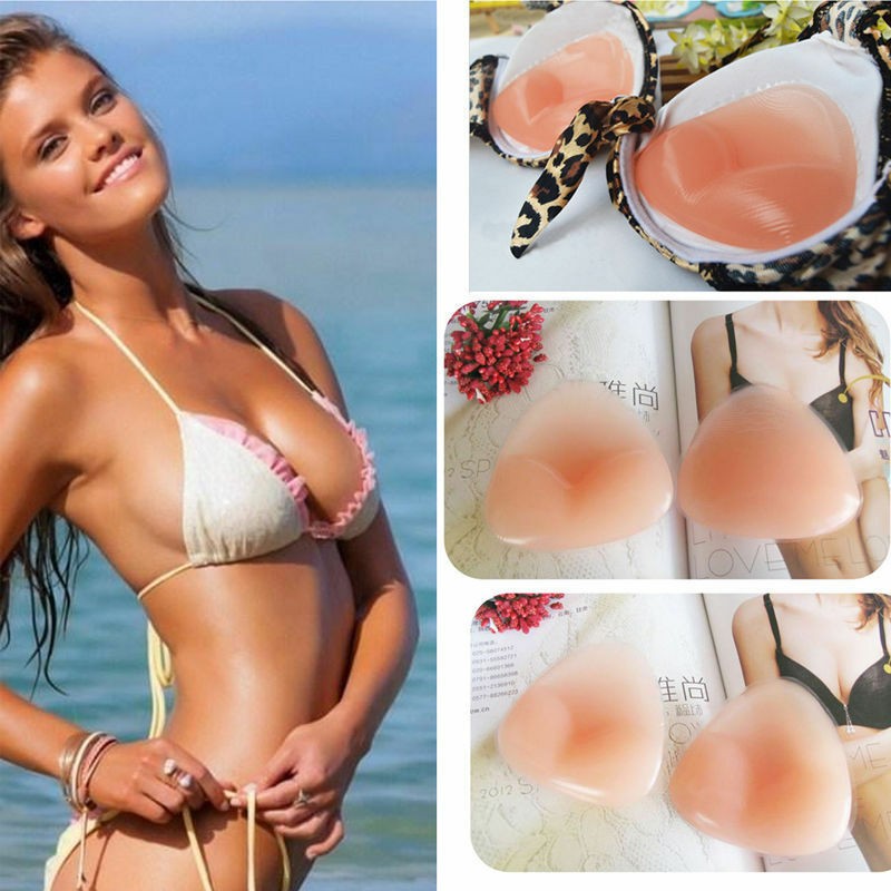 Silicone Gel Bra Breast Enhancers Push Up Pads Chicken Fillets Inserts Bikini UK
