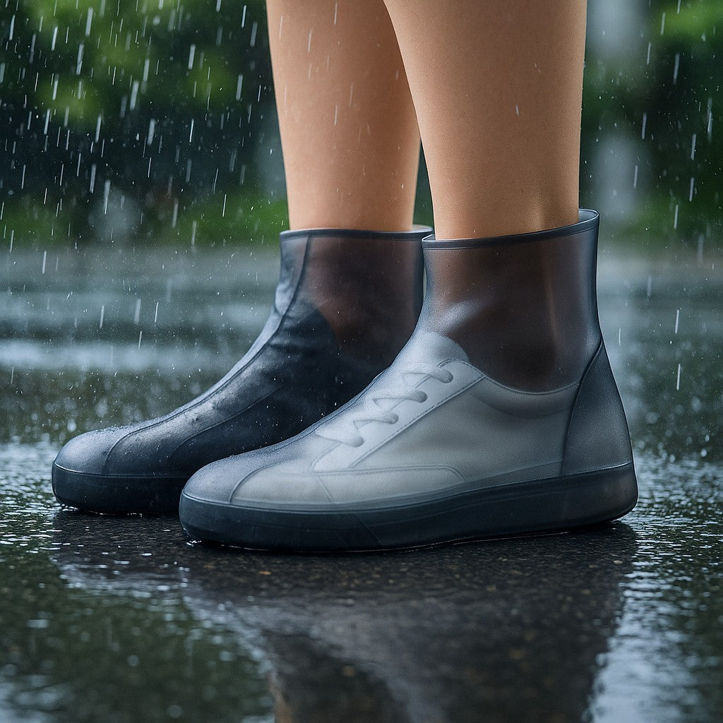 Waterproof Rain Shoe Covers – Non-Slip, Reusable Protective Outdoor Boot Covers