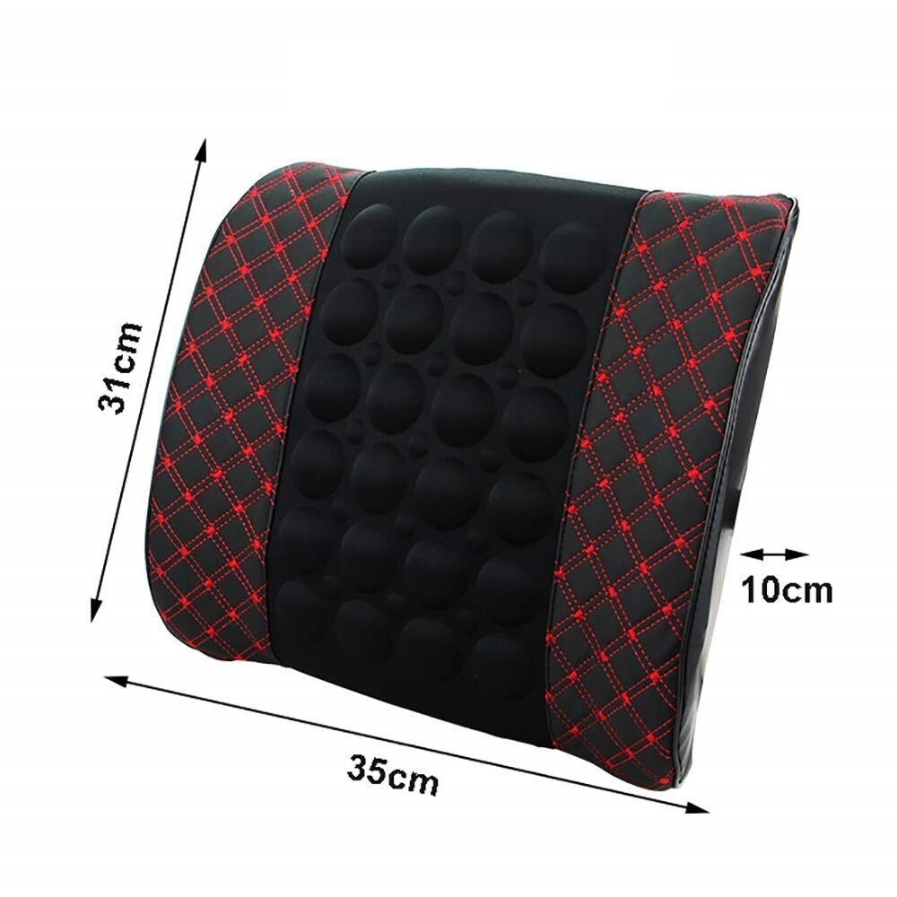 Orthopaedic Massage Vibrating Comfy Back Seat Lumbar Support For Taxi Car Lorry